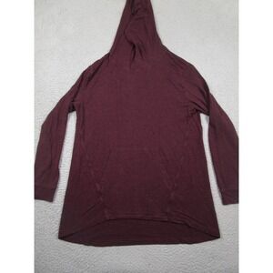 Cabi Sweater Womens Small Red Oversized Tunic Hooded Hype‎ Hoodie Pullover